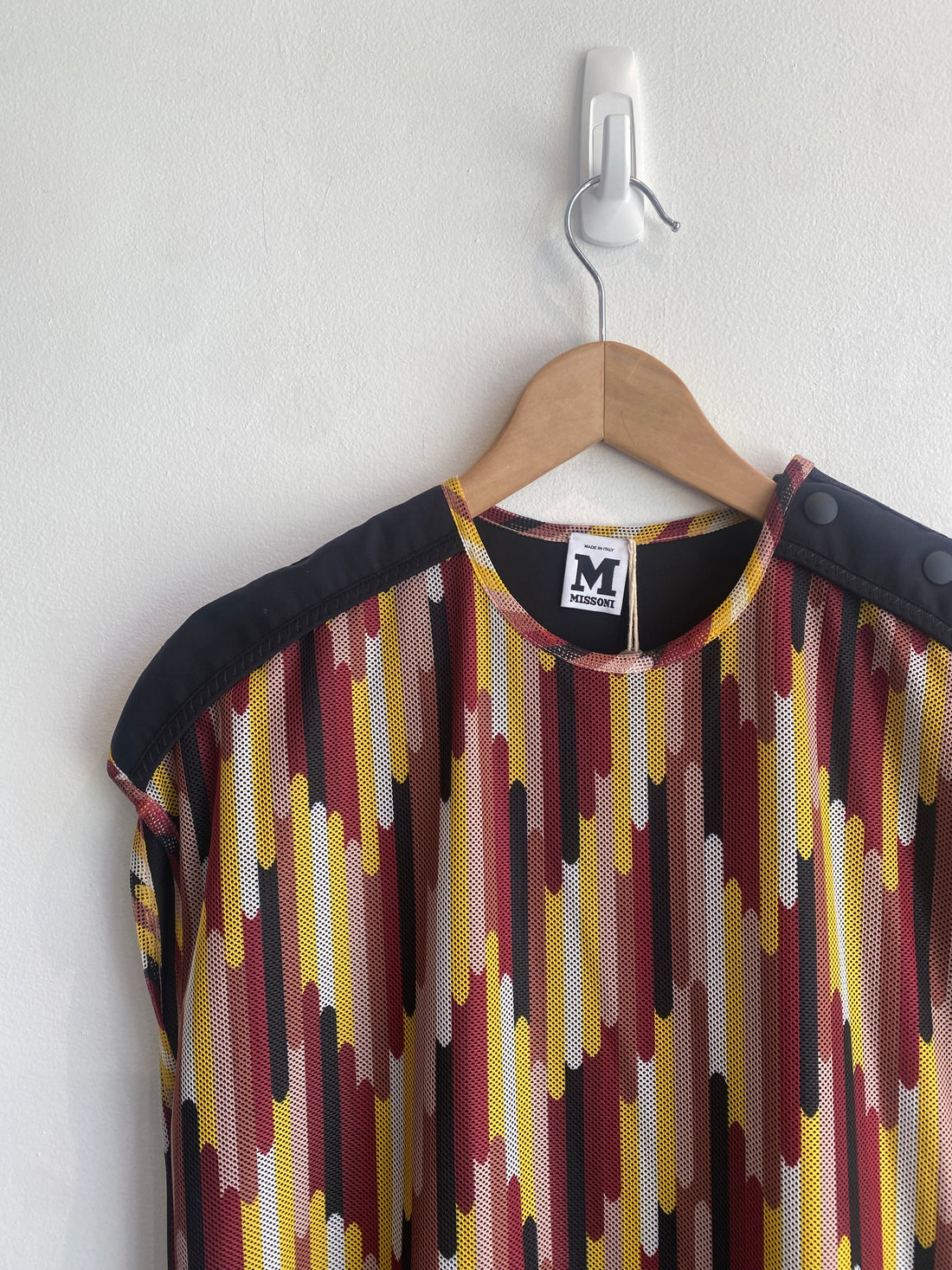 Missoni Burgundy Mesh Graphic Dress - 40
