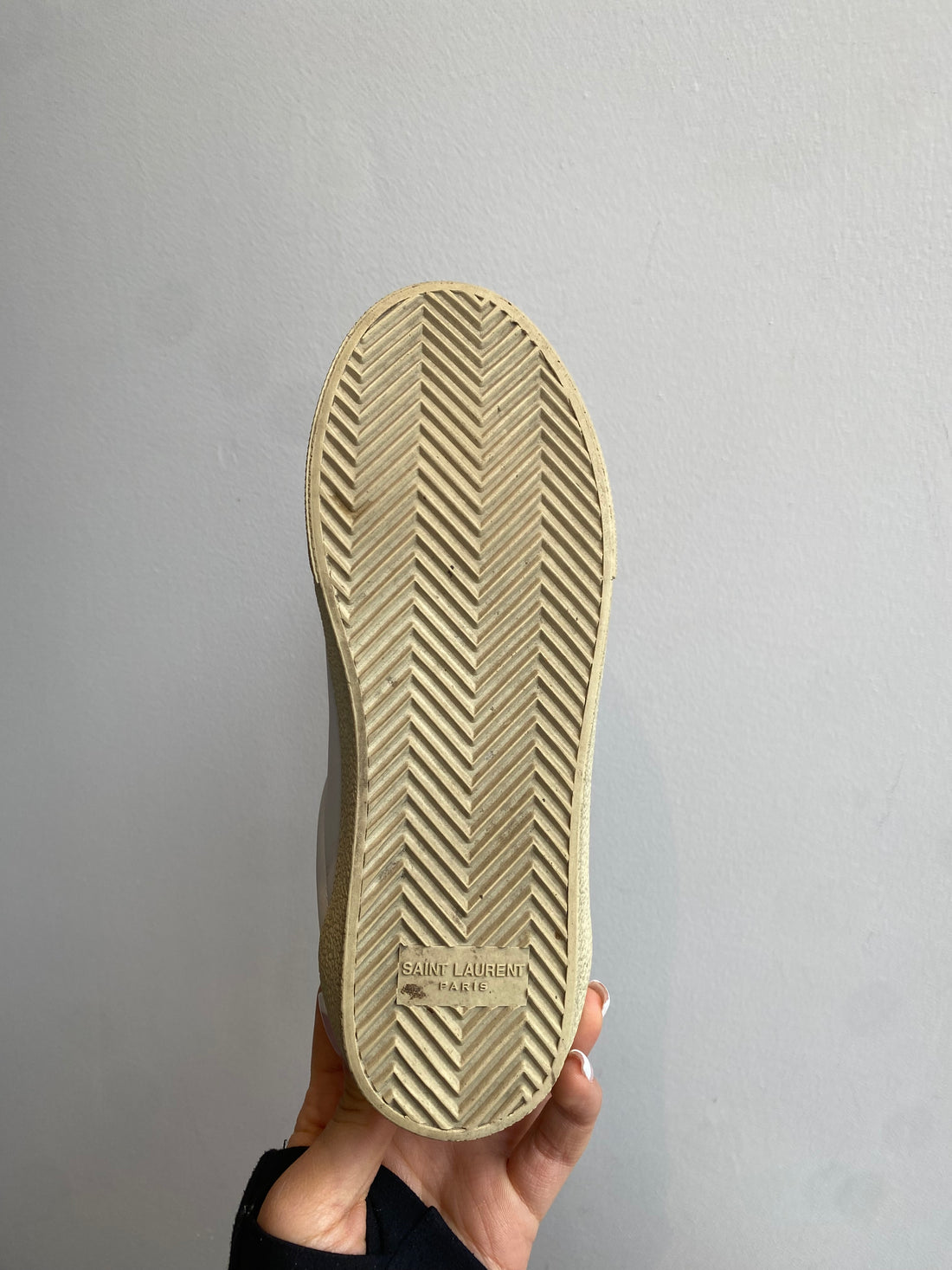 Saint Laurent White Low Sneakers - 36