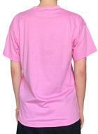 Balenciaga Pink Rhinestone Oversized Logo Tee - XS