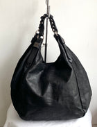 Givenchy Eclipse Black Leather Hobo Bag