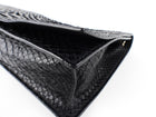 Calvin Klein Collection Black Python Exotic Leather Chain Flap Bag