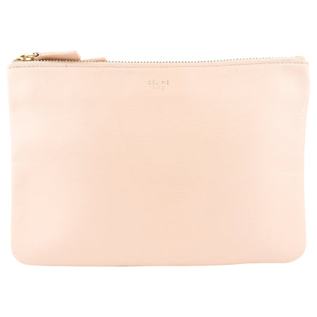 Celine Blush Pink Leather Trio Shoulder Bag