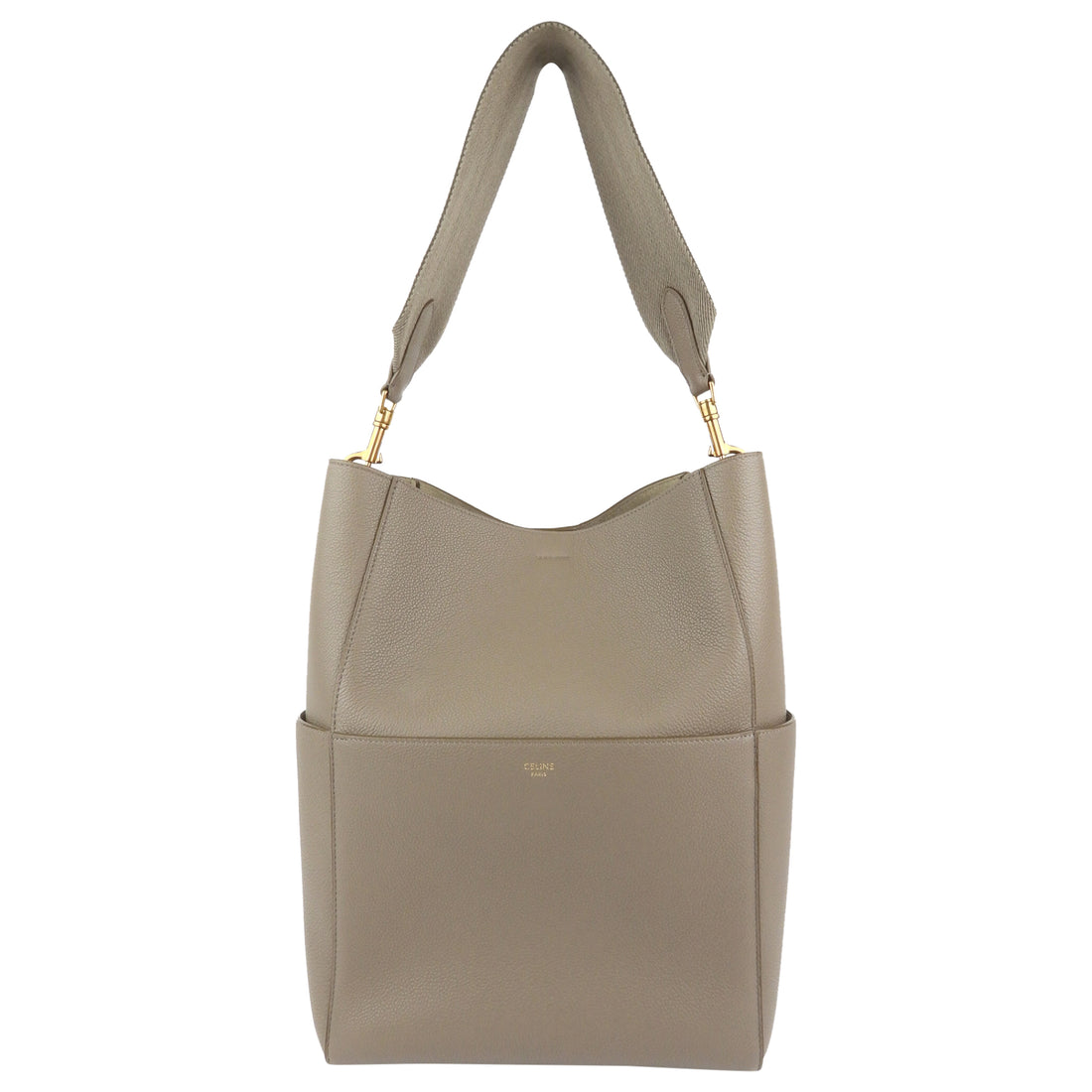 Seau Bag Celine Sac Seau Sangle Grained Calfskin Celine Seau Bag