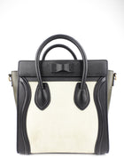 Celine Tri-Color Leather Nano Luggage Two Way Bag