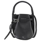 Celine Black Supple Grained Calfskin Big Bag Nano Bucket Bag