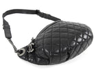 Chanel Black Quilted Lambskin Banane Waist Bag Fanny Pack