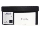Chanel Black and White Quilted Leather CC Platform Slide Sandals - 37