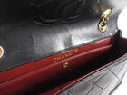 Chanel Black Vintage 1989 CC Medium Quilted Flap Bag