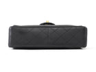 Chanel Black Vintage 1989 CC Medium Quilted Flap Bag