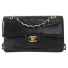 Chanel Black Vintage 1989 CC Medium Quilted Flap Bag