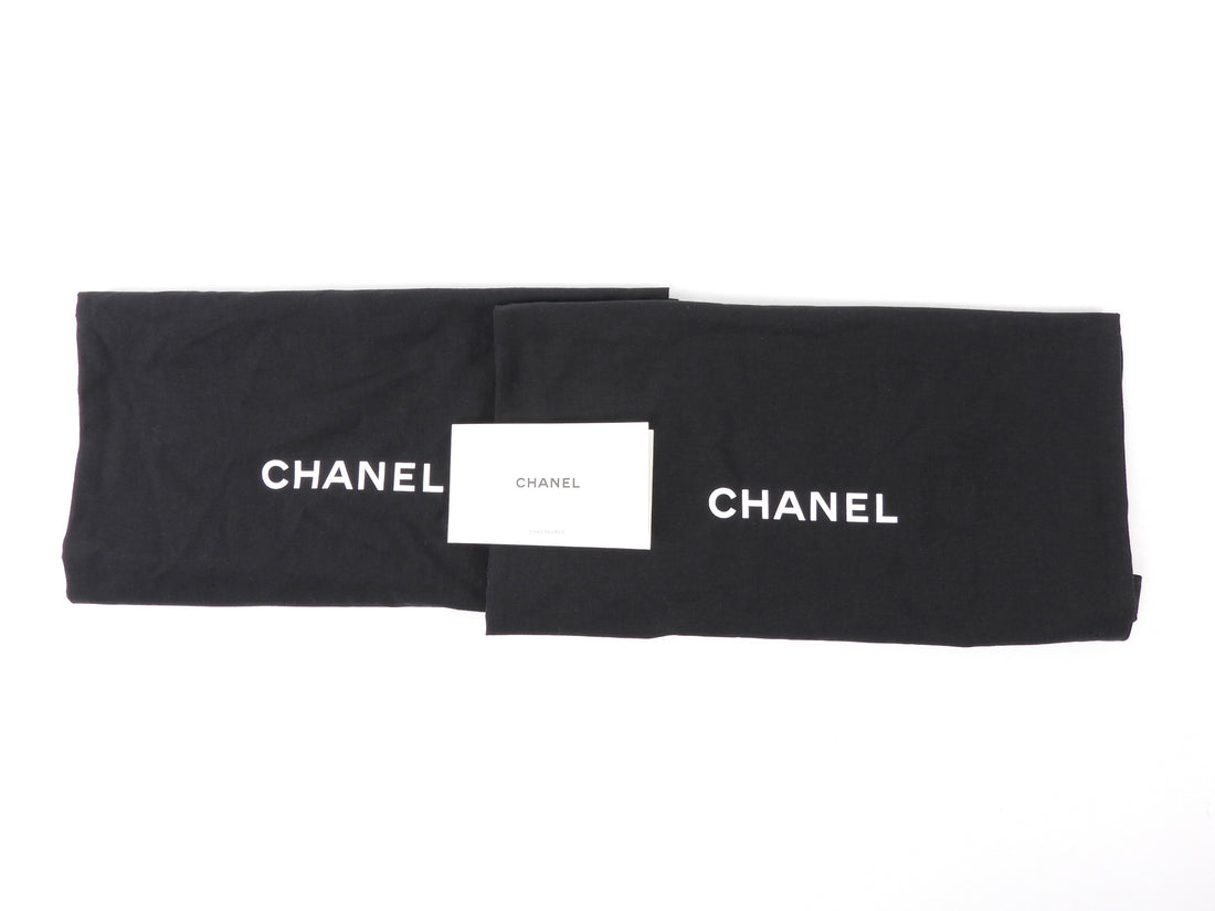 Chanel Black 20C Aged Leather CC Cap Toe Chelsea Boots - 37.5 (Fits 7)