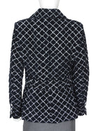 Chanel Black White 2019 C La Pausa Button Diamond Tweed Jacket-  FR 40 / 8 / M
