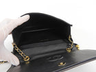 Chanel Black 2006 Vintage Quilted Lambskin Tassel Flap Chain Bag