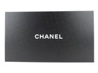 Chanel Black Leather Chain Embellished Tri-Strap Block Heel Sandal