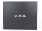 Chanel CC Black Leather and Patent Cap Toe Chain Pointed Ankle Boots - 6.5
