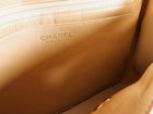 Chanel Beige Black Vintage 2000 Quilted Lambskin Bicolour Flap Shoulder Bag
