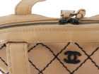 Chanel Beige Vintage 2000 Calfskin Wild Stitch Bag