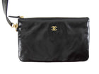 Chanel Black 22 Chain Drawstring Calfskin Small Quilted Bag