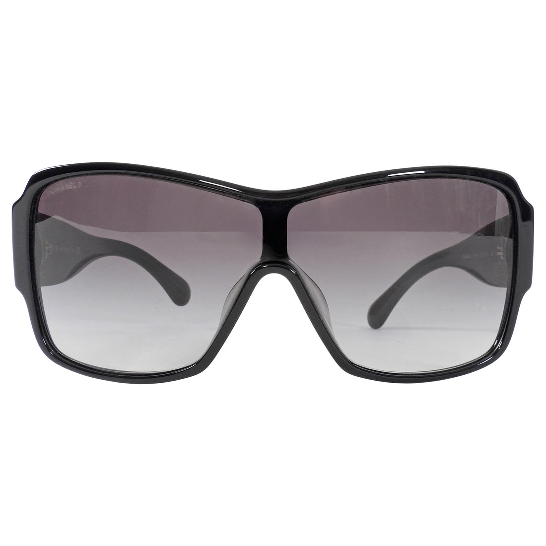 Chanel Black Embroidered CC Logo Acetate Sunglasses 5449A