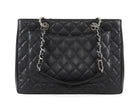 Chanel Black Caviar Leather GST Grand Shopping Tote Bag SHW