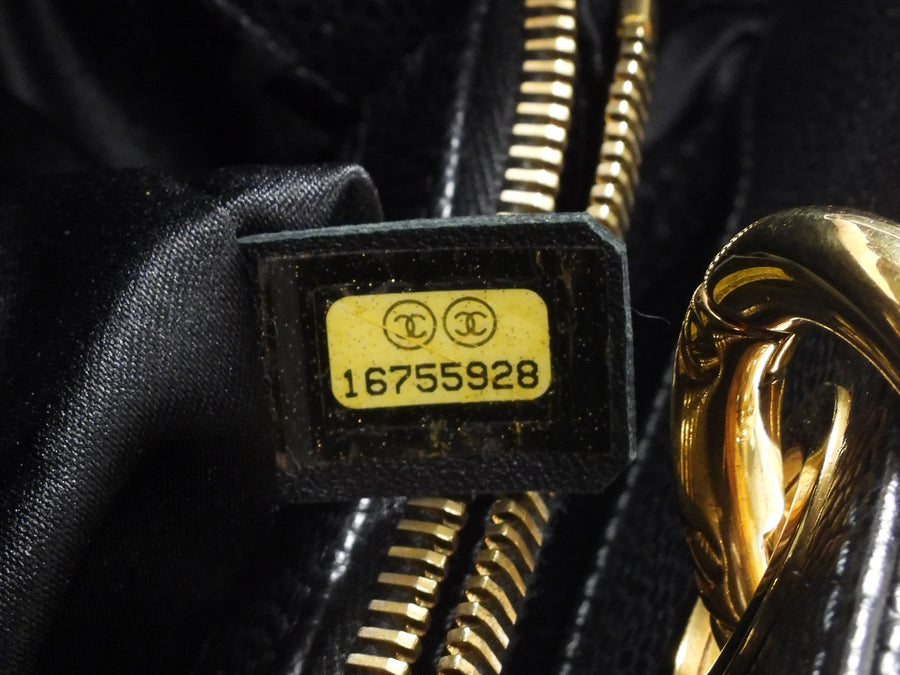Chanel Black Caviar Leather GST XL Grand Shopping Tote GHW