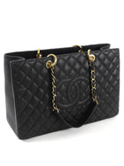 Chanel Black Caviar Leather GST XL Grand Shopping Tote GHW