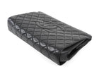 Chanel Black Caviar Quilted Leather Large CC Clutch Bag