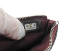 Chanel Black Quilted Caviar Leather Small O Case Small Zip Pouch