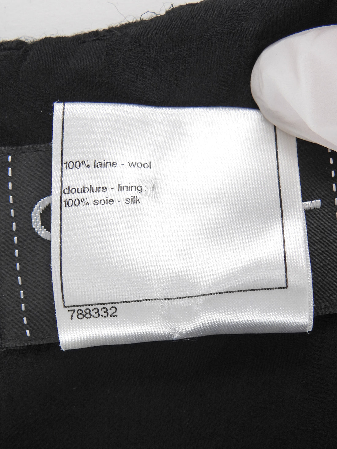 Chanel Black 09A Wool Embroidered Mini Shift Dress - 42 / M