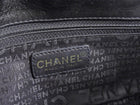 Chanel Black Vintage 2002 Chocolate Bar East West CC Shoulder Bag