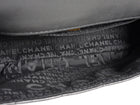 Chanel Black Vintage 2006 Chocolate Bar Camelia Mini Crossbody Flap Bag