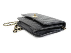 Chanel Black Quilted Lambskin Trendy Wallet on Chain GHW