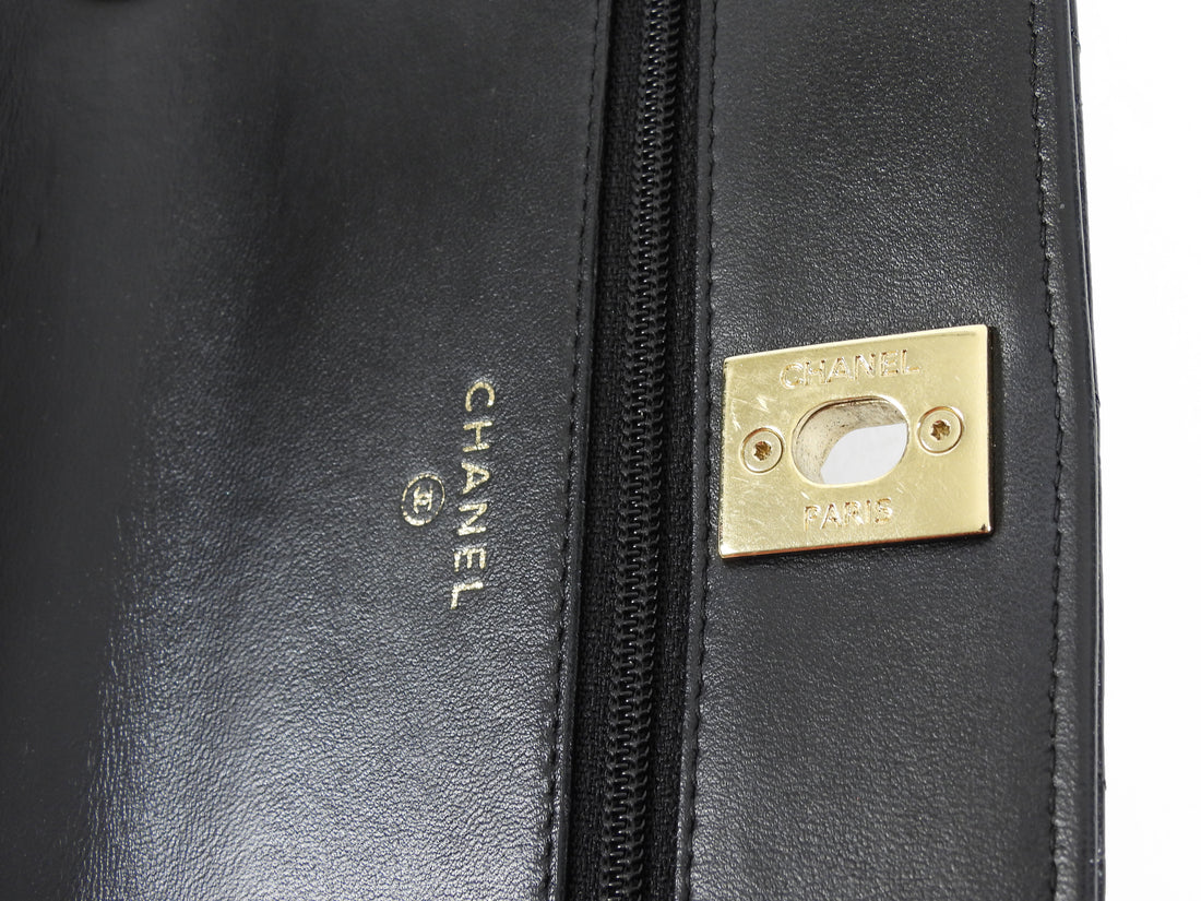 Chanel Black Quilted Lambskin Trendy Wallet on Chain GHW