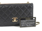 Chanel Black Quilted Lambskin Trendy Wallet on Chain GHW