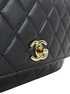 Chanel Black Quilted Lambskin Trendy Wallet on Chain GHW