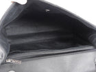 Chanel Black Quilted Leather In The Business Jumbo Flap Bag SHW