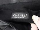 Chanel Black Quilted Leather In The Business Jumbo Flap Bag SHW