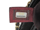 Chanel Black Lambskin Leather Chain Cage Frame Small Shoulder Bag