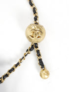 Chanel Black Quilted Leather Mini Pearl Crush Waist Bag GHW