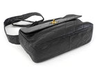 Chanel Black Vintage 1994 Lambskin Leather Quilted Flap Front Tassel Camera Bag