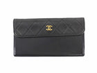 Chanel Vintage 1989 CC Medium Quilted Flap Bag with Snap Wallet