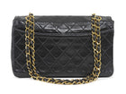 Chanel Vintage 1989 CC Medium Quilted Flap Bag with Snap Wallet