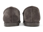 Chanel Mouse Brown Suede Ruthenium CC Shearling Lined Loafers - 37.5 (fits 36.5)