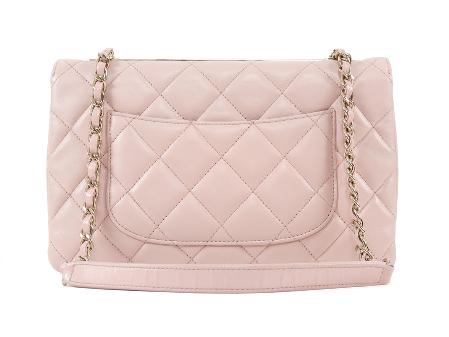 Chanel Pink Quilted Leather Trendy CC Medium Flap Bag