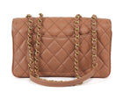 Chanel Quartz Brown Quilted Leather Daily Companion Medium Single Flap Bag