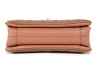 Chanel Quartz Brown Quilted Leather Daily Companion Medium Single Flap Bag