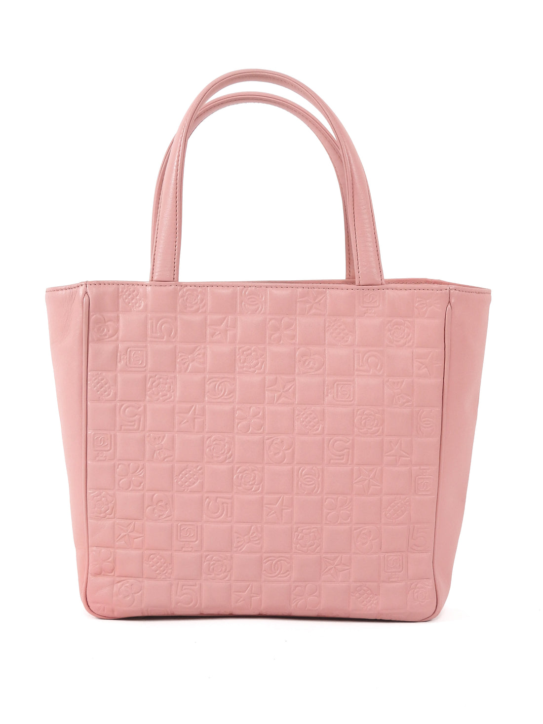 Chanel Pink Vintage 2003 Precious Symbols Lucky Charms Tote Bag
