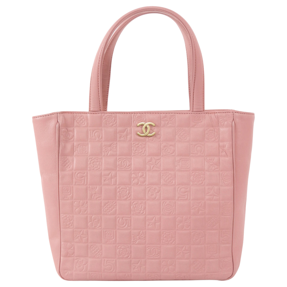 Chanel Pink Vintage 2003 Precious Symbols Lucky Charms Tote Bag