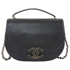 Chanel Black Leather Medium Coco Curve CC Flap Bag
