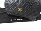 Chanel Black Quilted Lambskin Single Flap Chain Bag